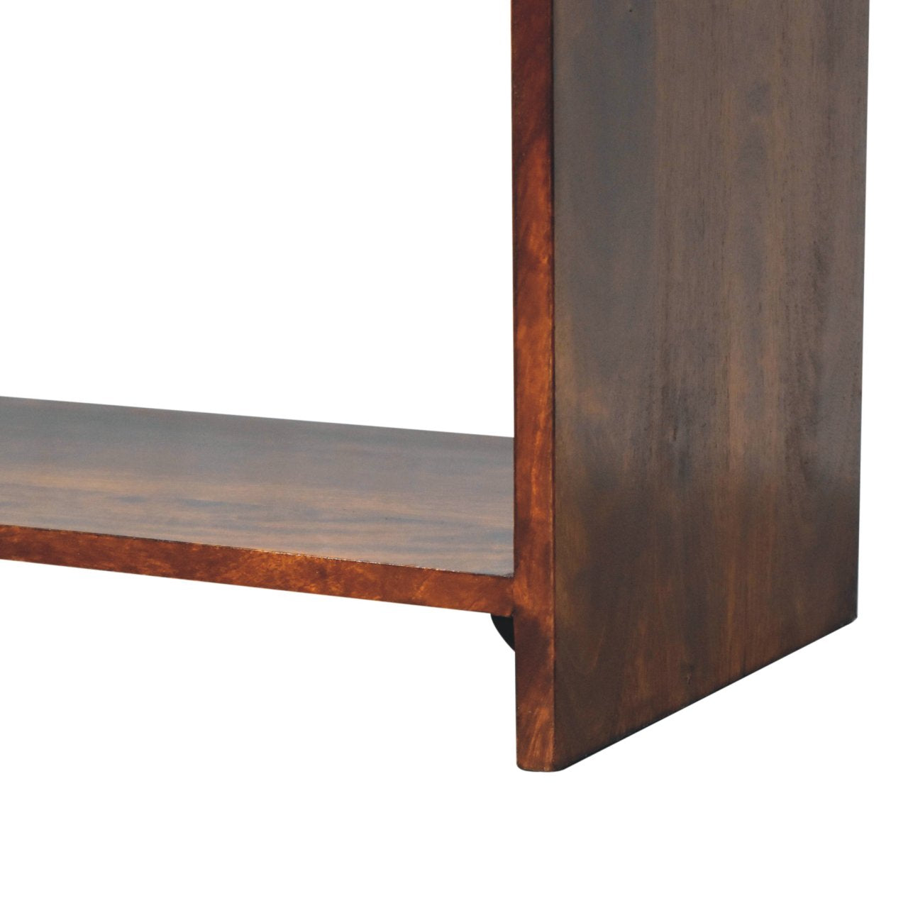Solid Wood Aspen Slim Media Unit, 3-Drawers, Open Slot