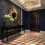 Hexagon Water-Jet Marble