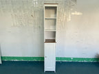 Tall Bathroom Storage Cabinet with Reversible Door