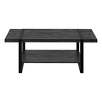 Coffee Table with Fixed Shelf