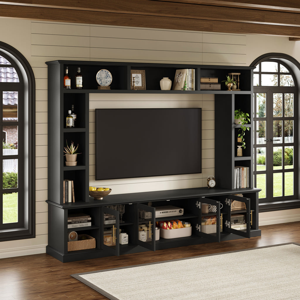 Entertainment Center Wall Unit for TVs Up to 80"