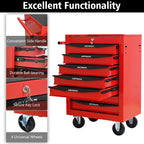 Rolling Metal Tool Chest with 7 Drawers