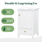 20" Bathroom Vanity with Ceramic Sink