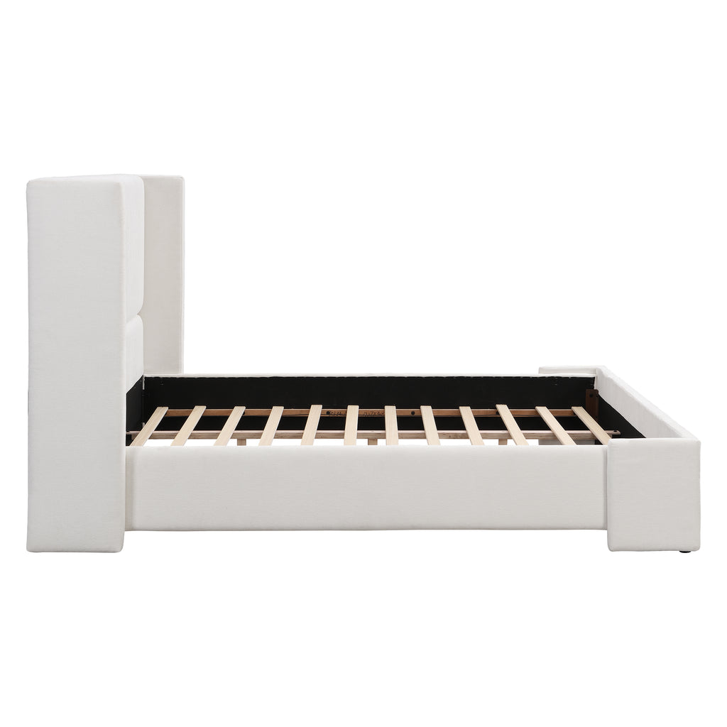 Elegant Wingback Bed