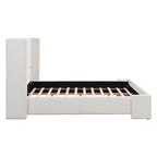 Elegant Wingback Bed