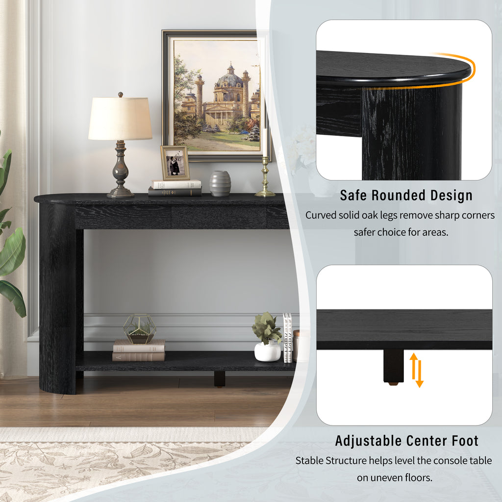 U_Style 59.8'' Modern Console Table