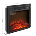 Electric Fireplace Insert 18"