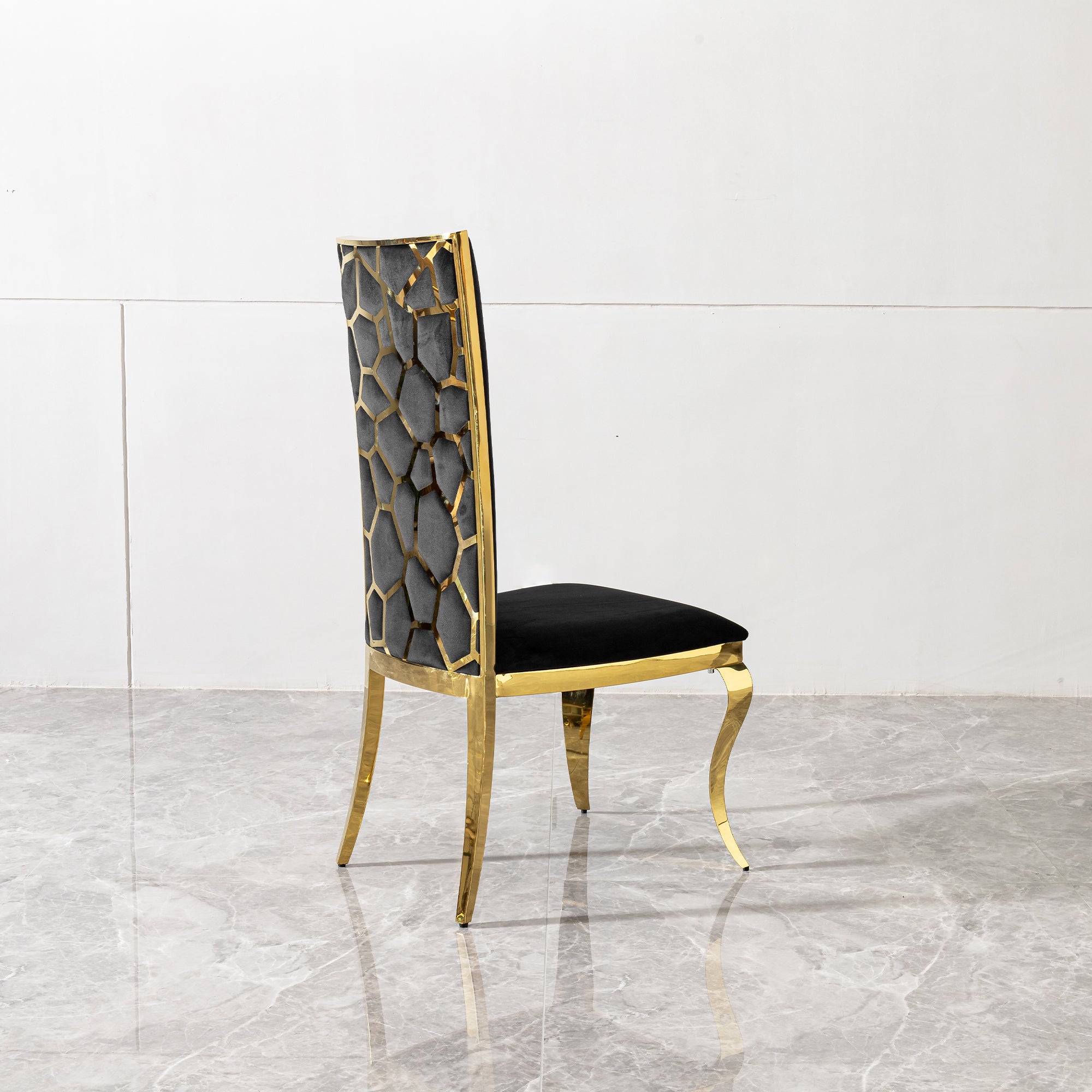 Contemporary Stainless Steel Dining Chair