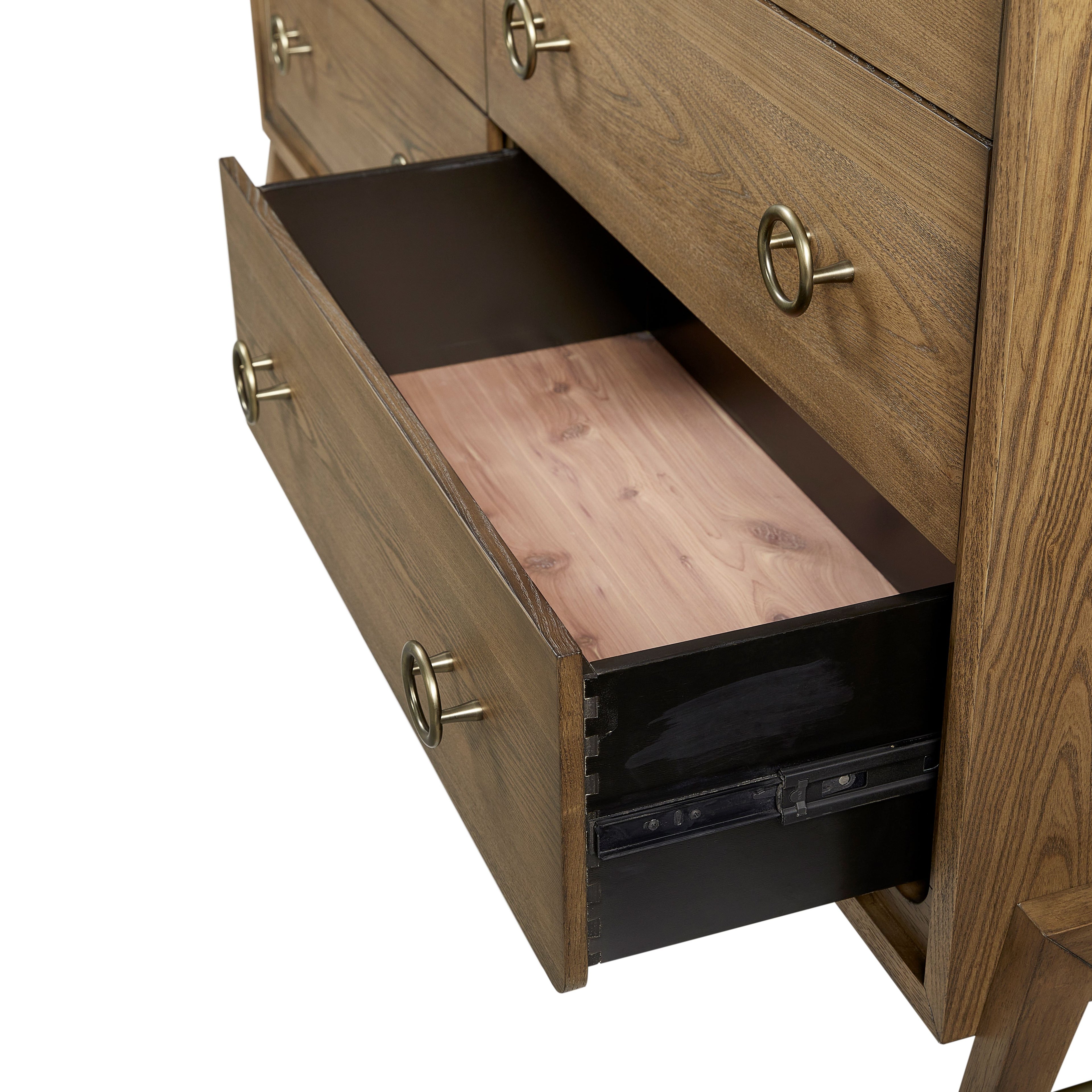 6 Drawer Dresser in Latte Finish