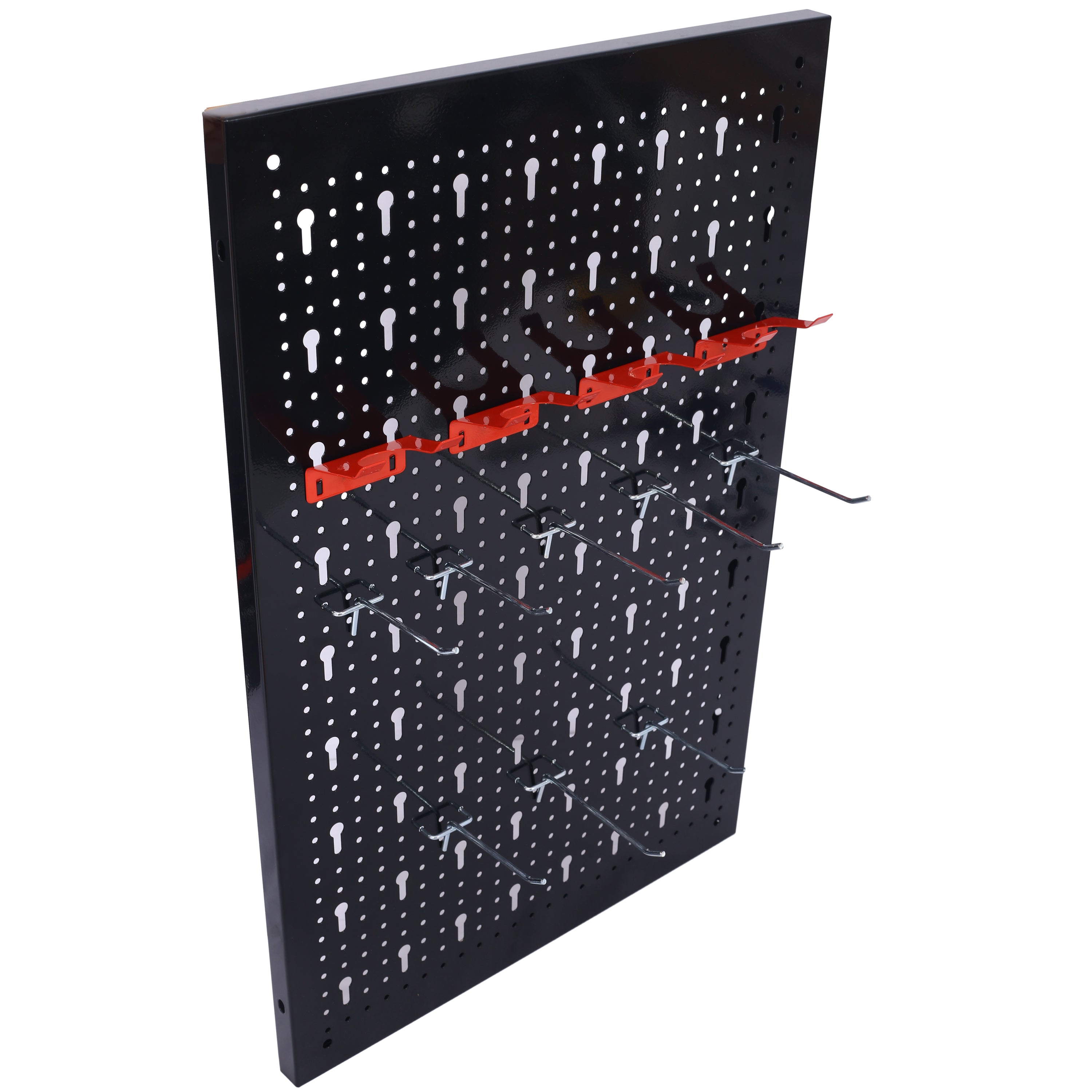 4ft Metal Pegboard Wall Organizer