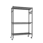 Heavy Duty Rolling Clothes Rack with Wheels