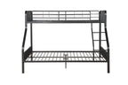 Caius Gunmetal Finish Twin XL/Queen Bunk Bed