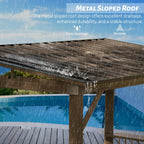 6.5x12FT Hardtop Grill Gazebo