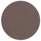 Demy Accent Table in Cognac/Gold