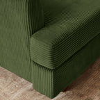 Modern Modular Sectional Sofa - Green Upholstered