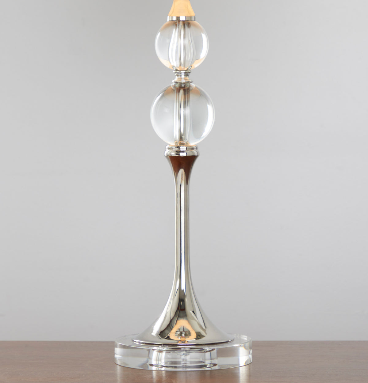 26" Contemporary Crystal Table Lamp