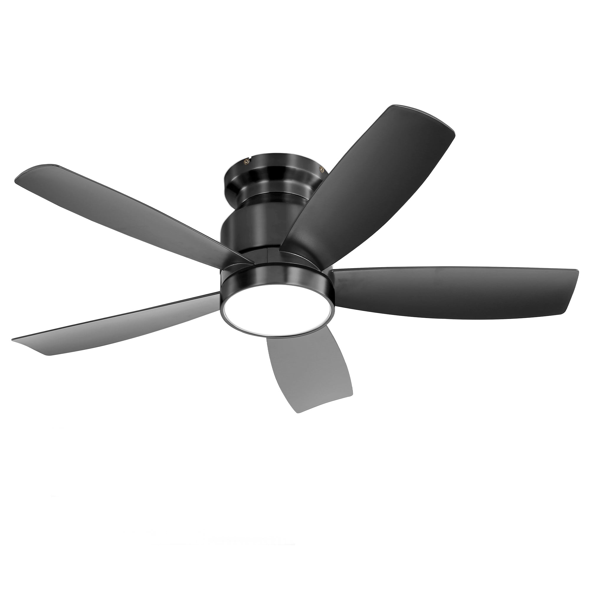 42 Inch Flush Mount Ceiling Fan with LED Light