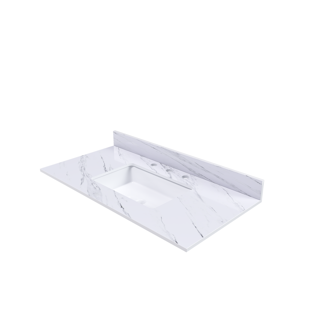 43 Inch Marble Vanity Top