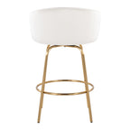 26" Contemporary Counter Stool with Swivel