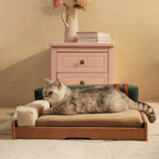 Modern Wooden Pet Bed for Cats & Dogs