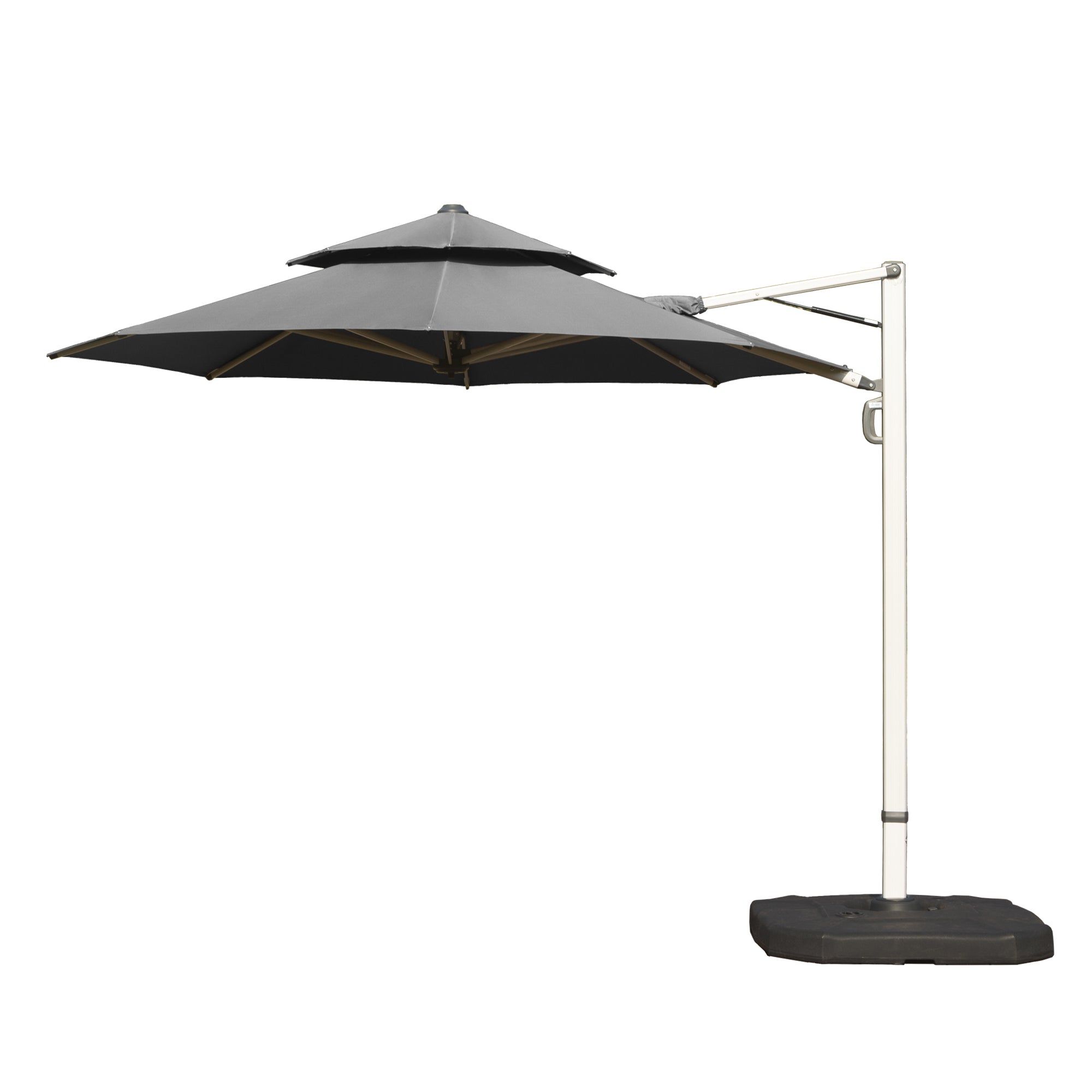 Round Cantilever Umbrella with Center Pole