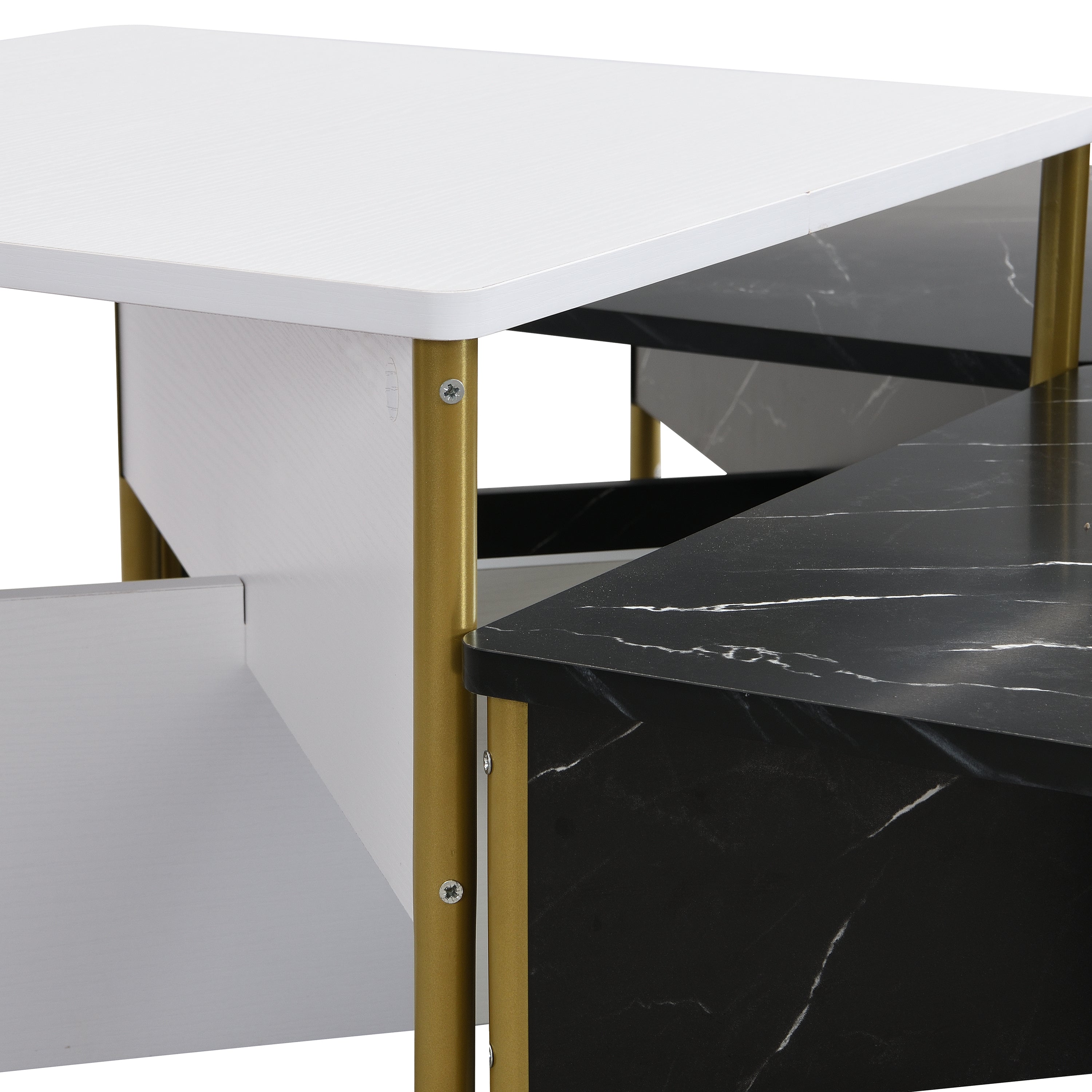 Modern Nesting Coffee Tables Set of 4 - Mid Century Modern Design