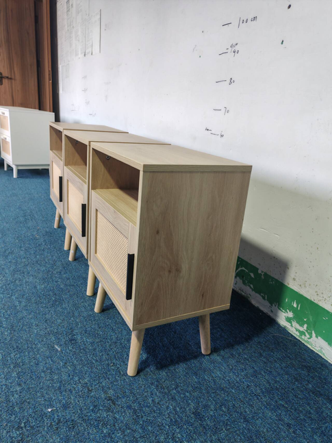 22.83'' H Rattan Nightstand