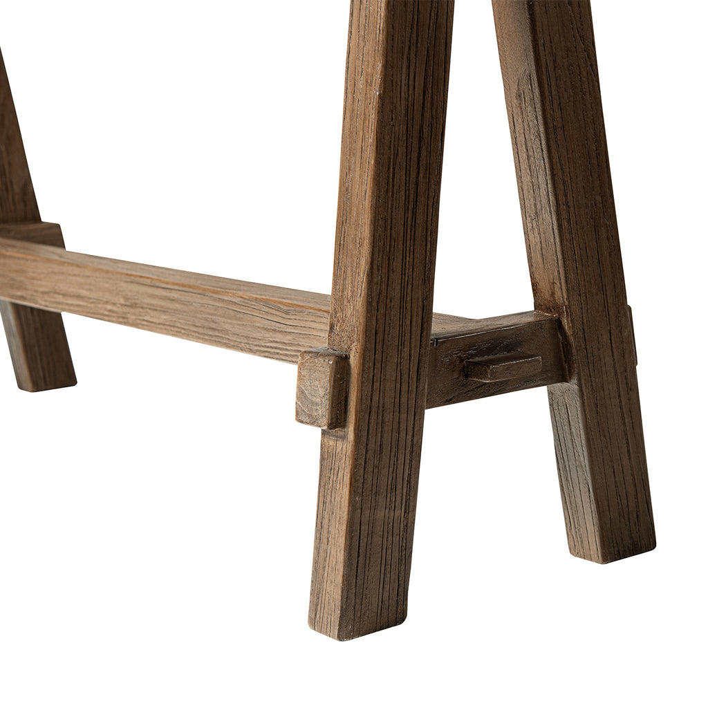 Hawthorne 60" Solid Reclaimed Elm Trestle Console Table