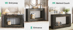 47" Farmhouse Console Table with Storage