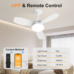 24.4" Modern Ceiling Fan