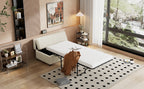 Twin Size Folding Ottoman Sleeper Bed with Mattress Convertible Guest Bed