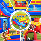 7 in 1 Inflatable Slide Water Park