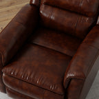 Global Home Swivel Recliner with Manual Footrest in Brazil