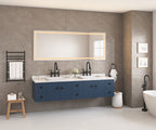 72" x 32" LED Bathroom Mirror with Front and Backlight