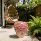 Strawberry Fruit Stool - 13.4" Oversized Resin Stool