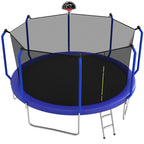 14FT Trampoline with Basketball Hoop