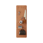 Cherry Color Wall-Mounted Full-Length Mirror