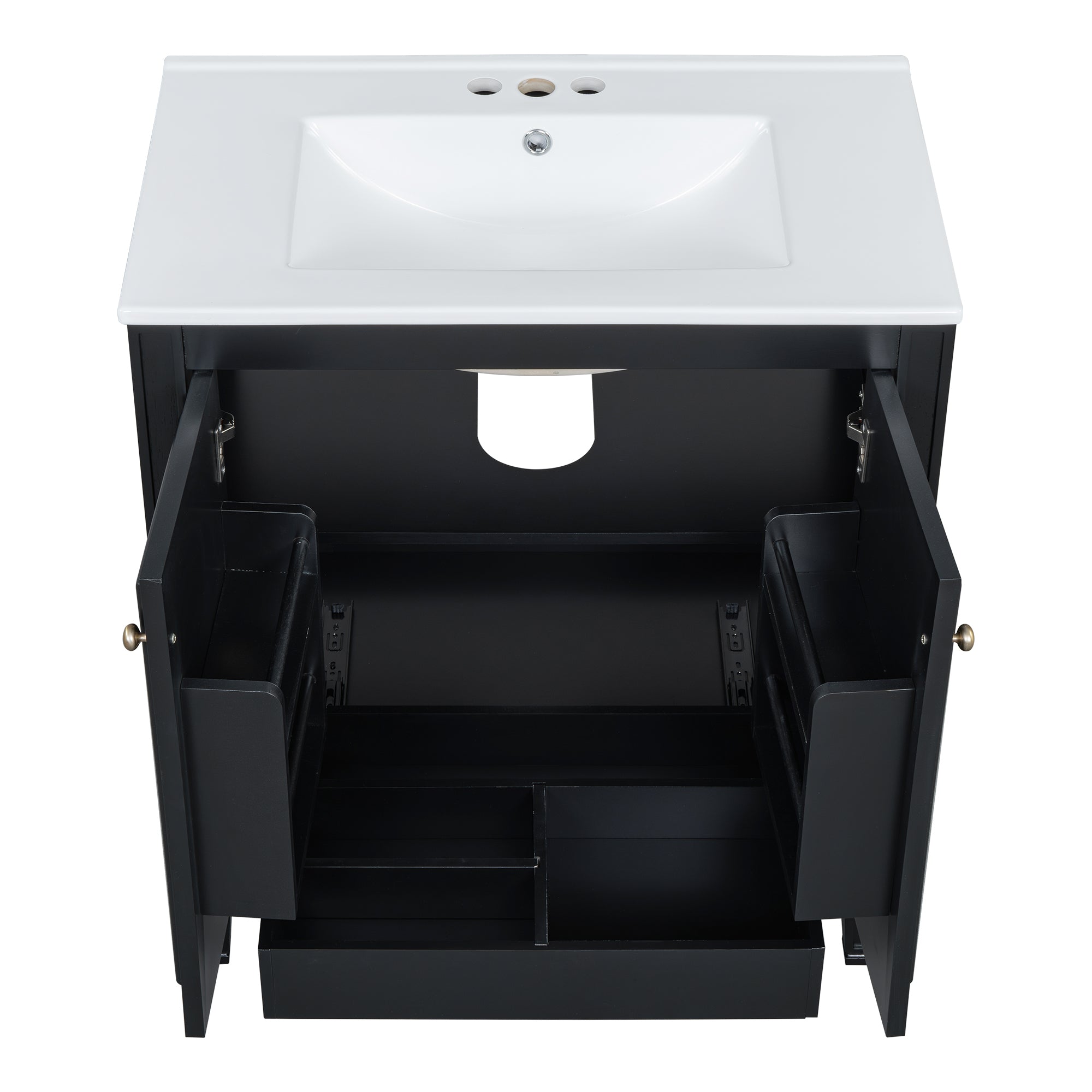 30" Bathroom Vanity with Sink and Two Doors