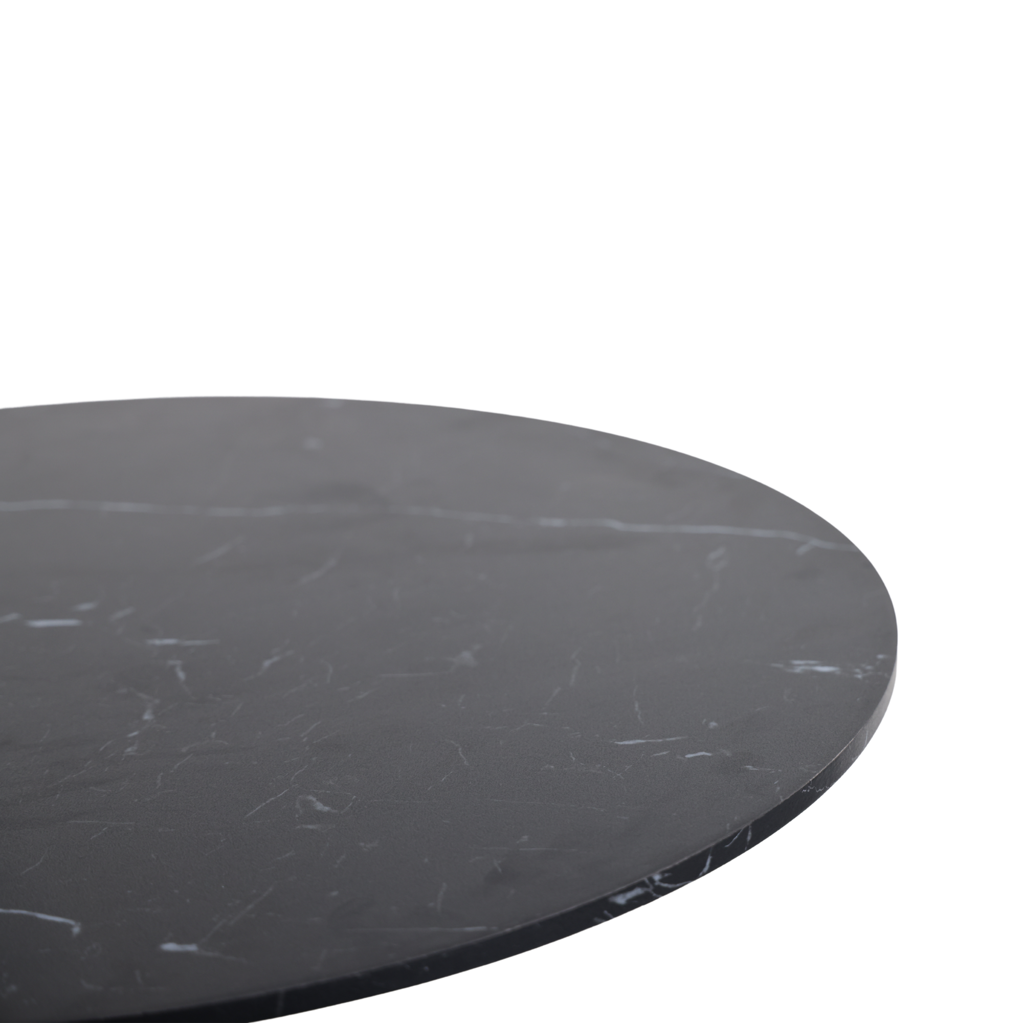 Black Marble Tulip Dining Table for 2-4 People