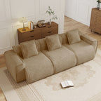 Streamlined Design Deep Seat Modular 3 Seat Sofa