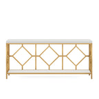 70.9" Extra Long Sofa Table - Industrial Style