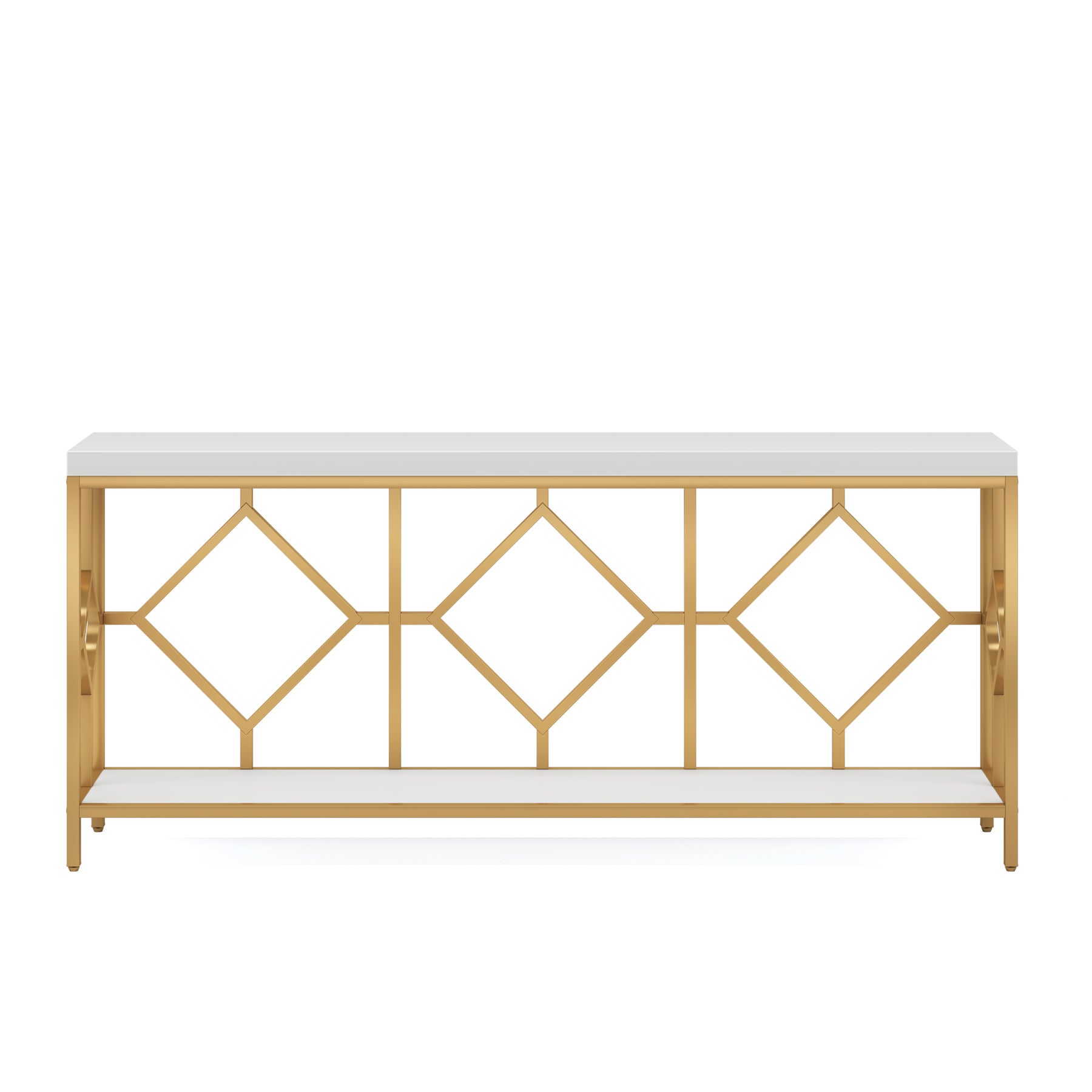 70.9" Extra Long Sofa Table - Industrial Style