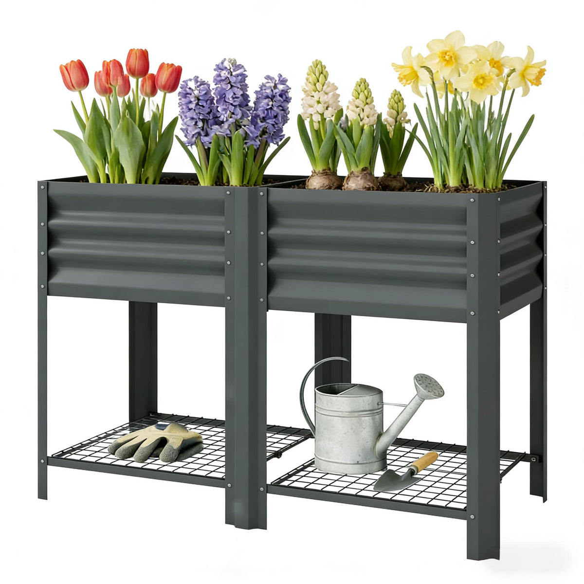 Patio Planter Box: Outdoor Elevated Garden Bed