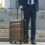 Hardshell ABS Luggage Set - 24-Inch Checked Suitcase