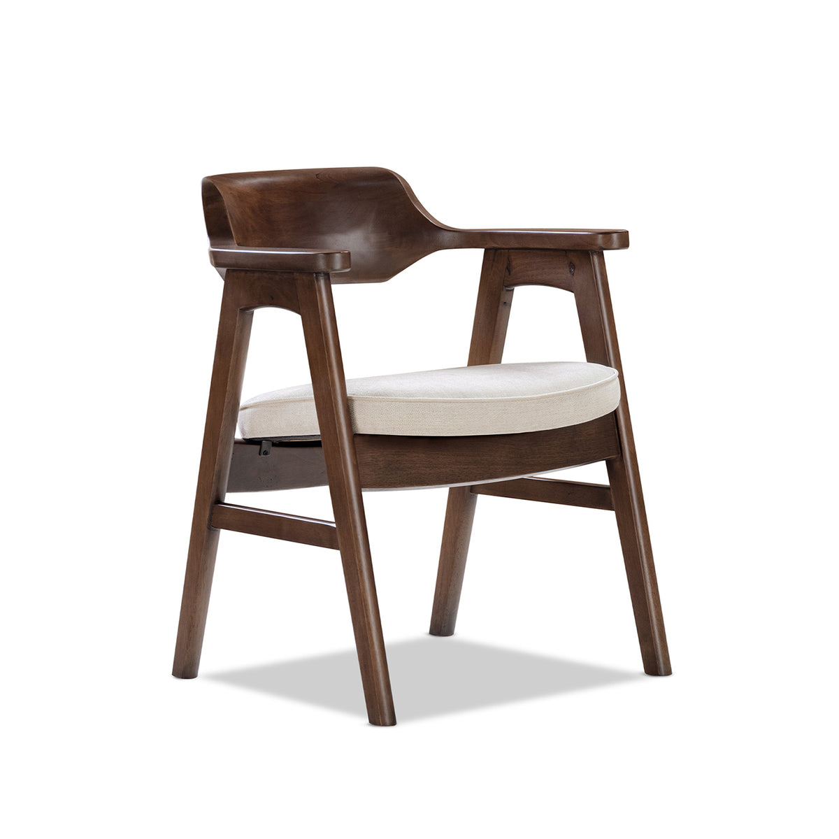 Hayes Curved Reclaimed Pine Dining Arm Chair