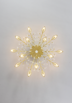 15-Light Chandelier Crystal Ceiling Lamp