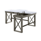 Talmar Marble Top Weathered Desk