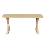 Natural Oak Veneer Dining Table