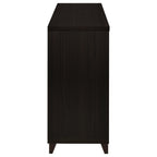 Nyler Cappuccino 3-Drawer Rectangular TV Console