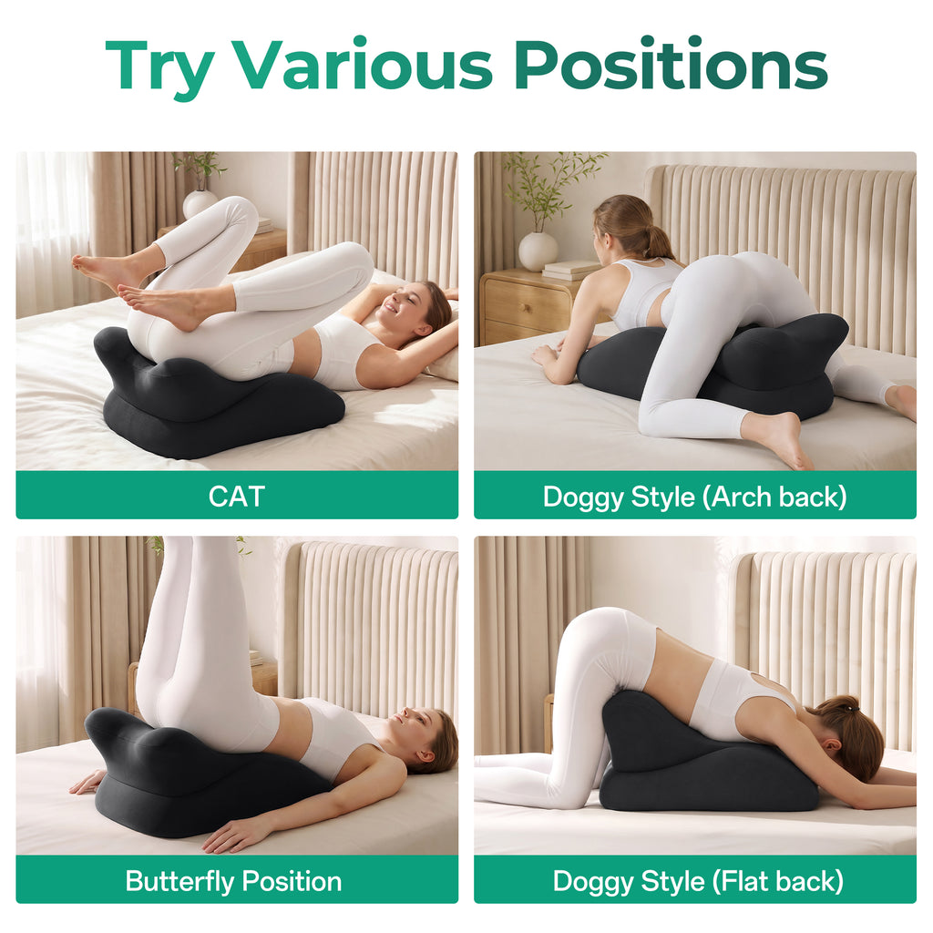 Ergonomic Memory Foam Support Pillow for Couples